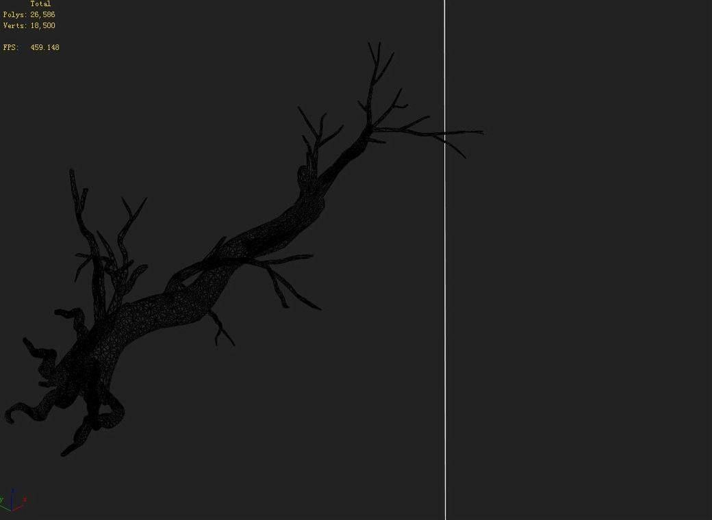 Explore the mountains - dead wood 06 3D model_2