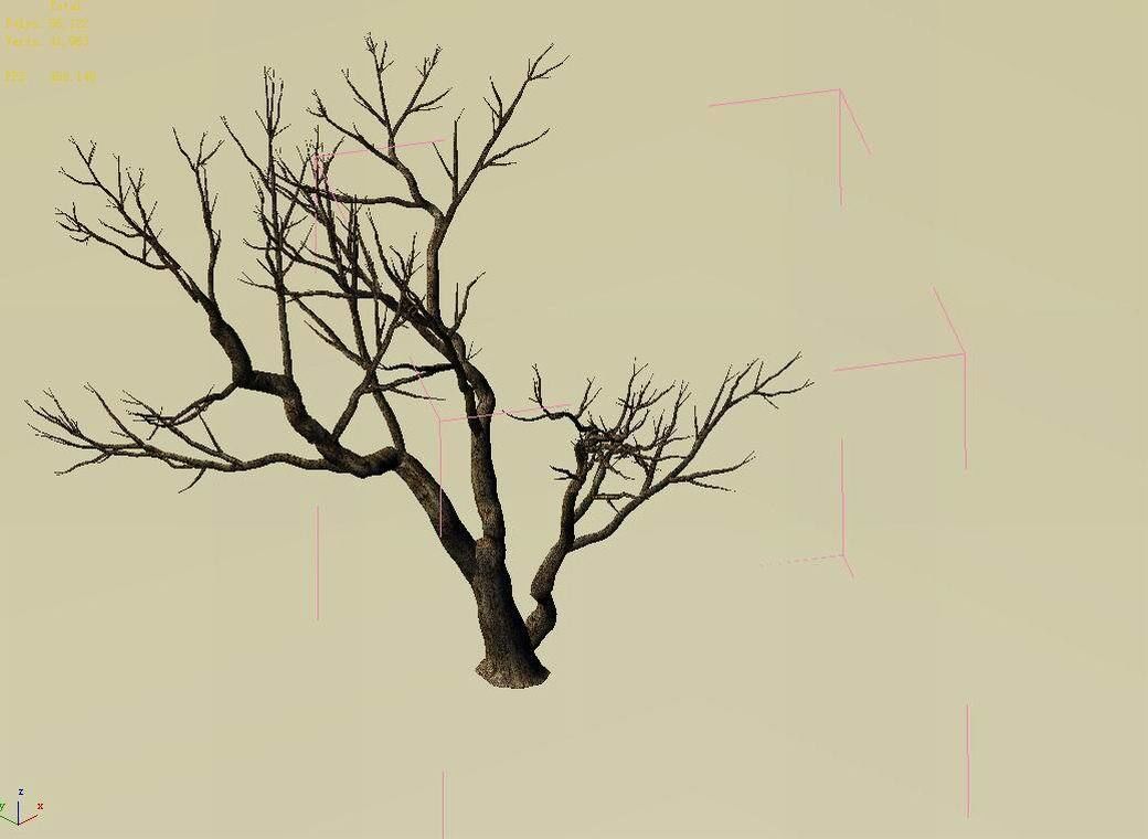 Explore the mountains - dead wood 07 3D model_3