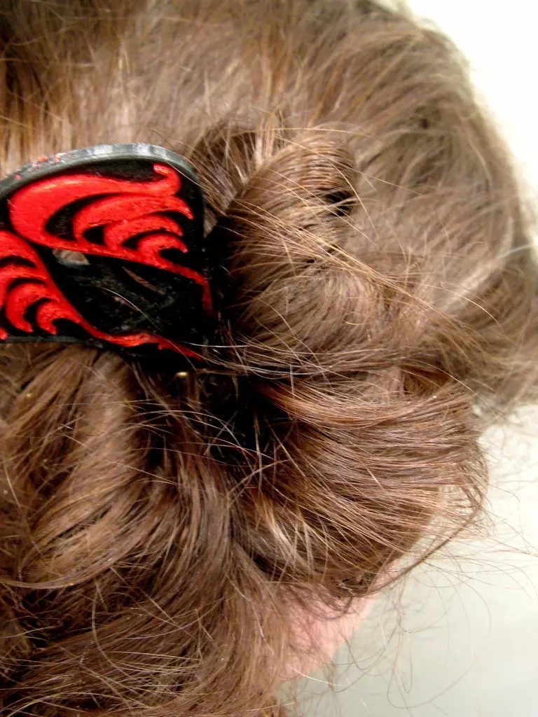 Art Nouveau Hair Ornaments Free 3D print model