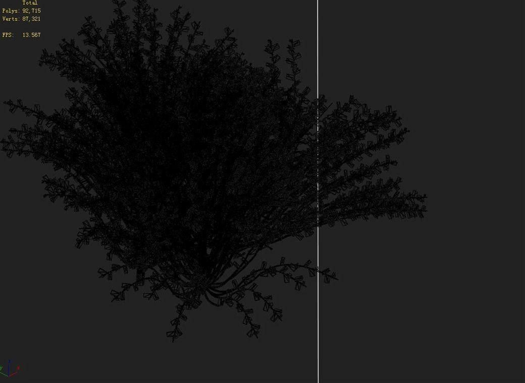 Explore the mountains - plants - shrubs 02 3D model_2