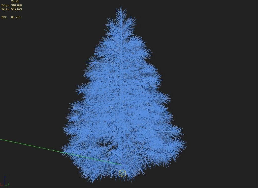 Tianyin Temple - Pine 01 3D model_4