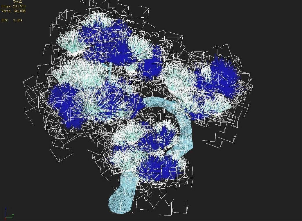 Tianyin Temple - Pine 03 3D model_8