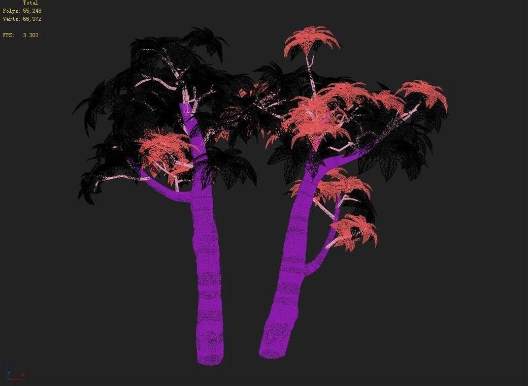 Tian Yin Temple - Plant 02 3D model_8