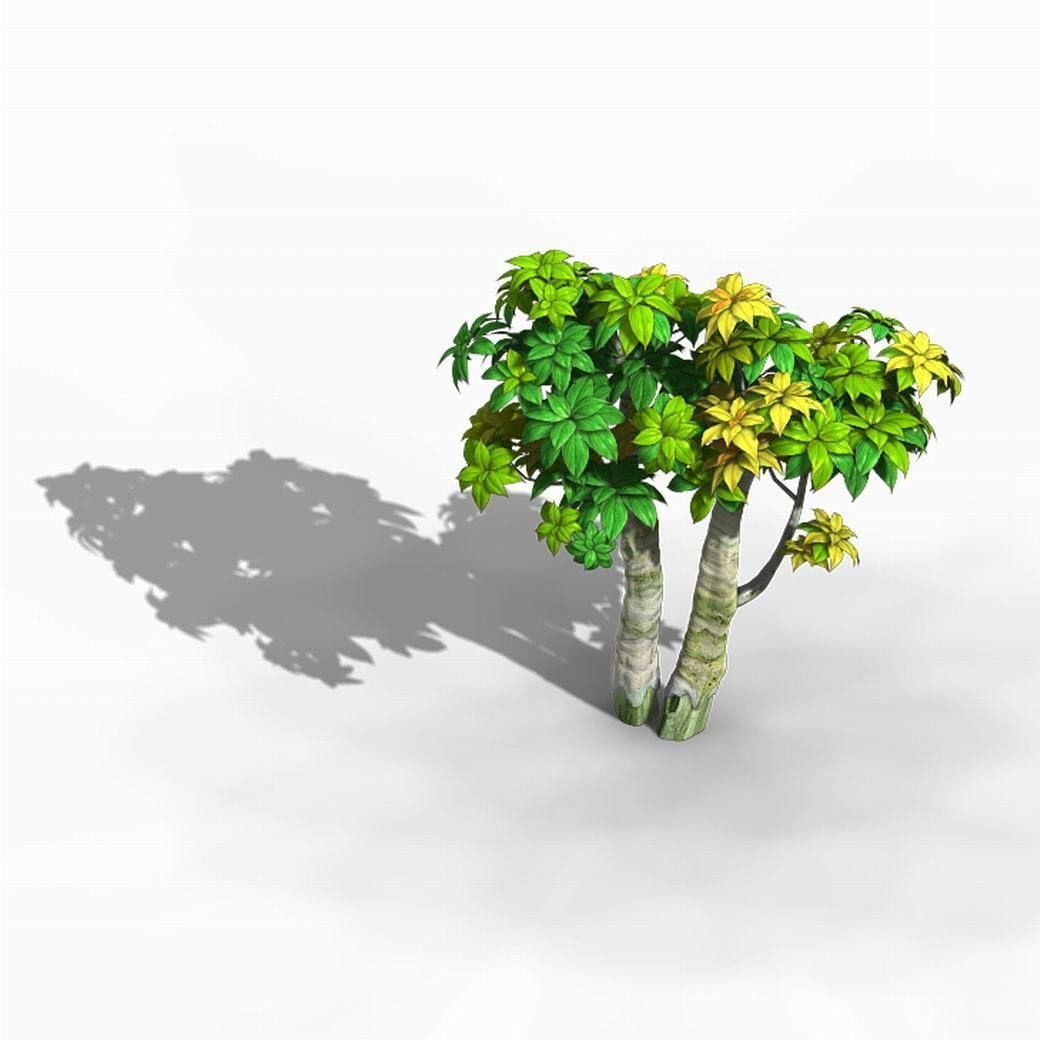 Tian Yin Temple - Plant 02 3D model_1