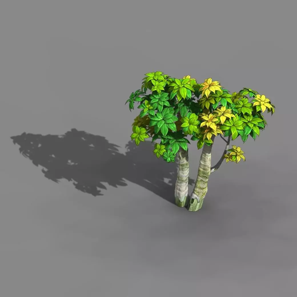 Tian Yin Temple - Plant 02 3D model_0