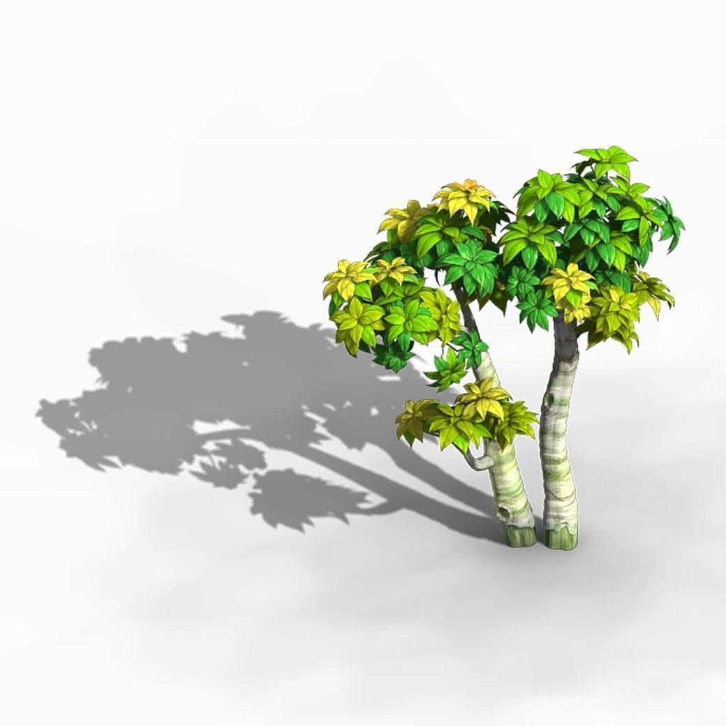 Tian Yin Temple - Plant 02 3D model_3