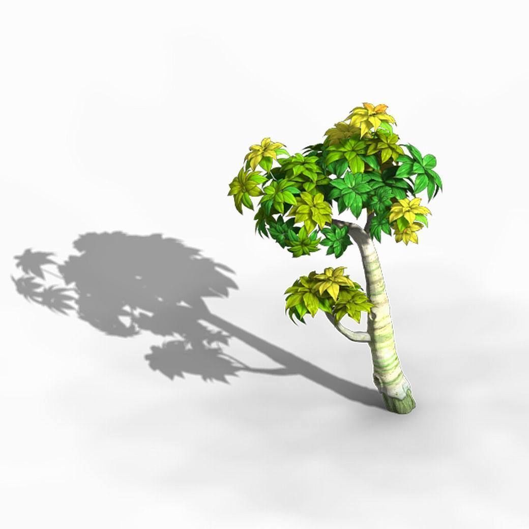 Tian Yin Temple - Plant 02 3D model_7