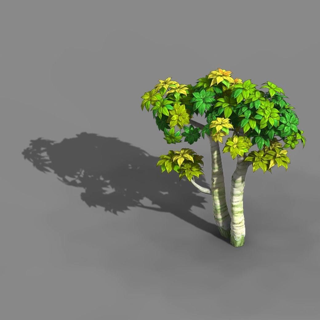 Tian Yin Temple - Plant 02 3D model_5