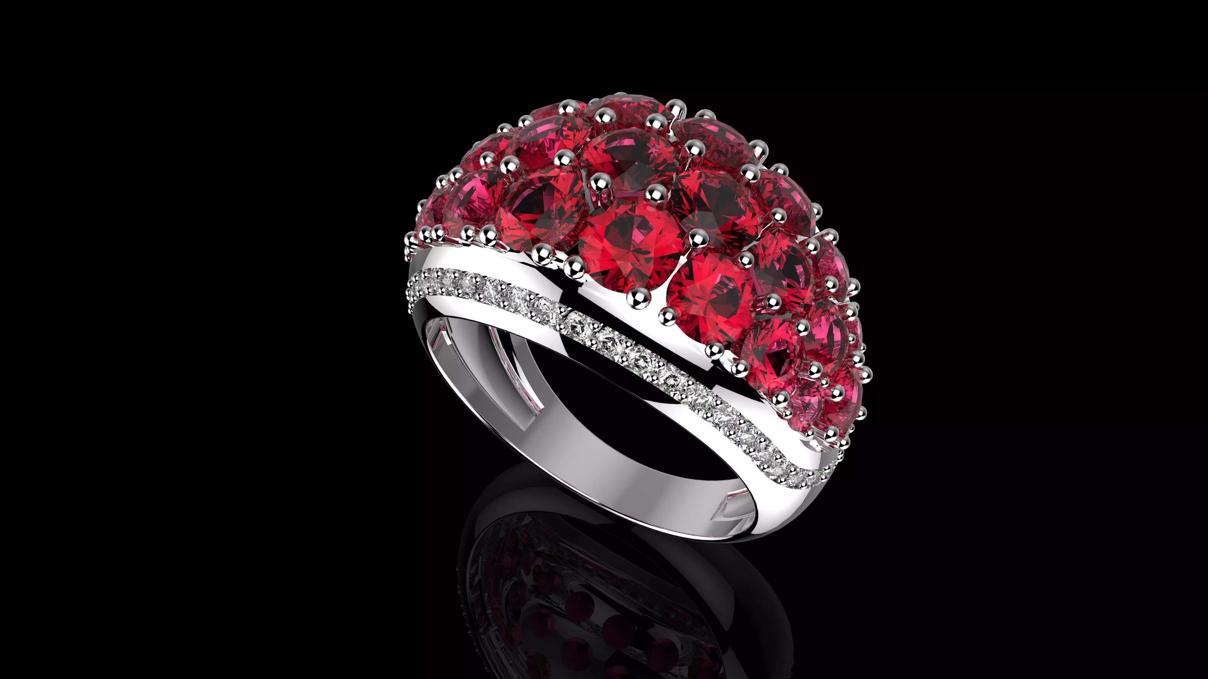 M RINGS N70 3D print model_0