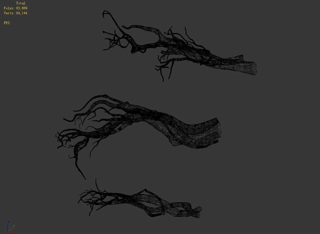 Tongtianhe - plants - climbing vine 3D model_3