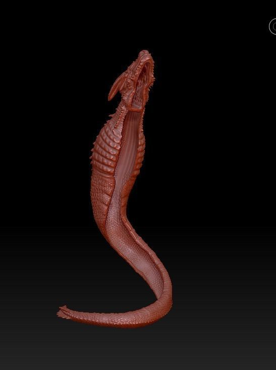 DRAGON GAME OF THRONES 3D model_3