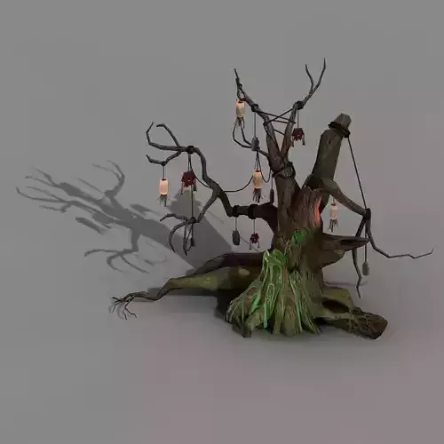 Koike town - Lanruo Temple - dead trees