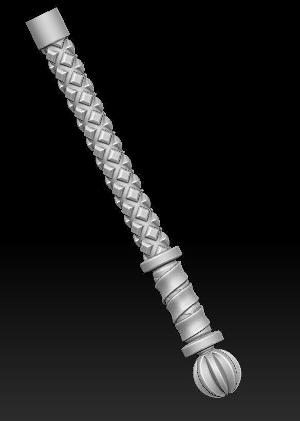 Sword scepter 3d print Free 3D print model_7