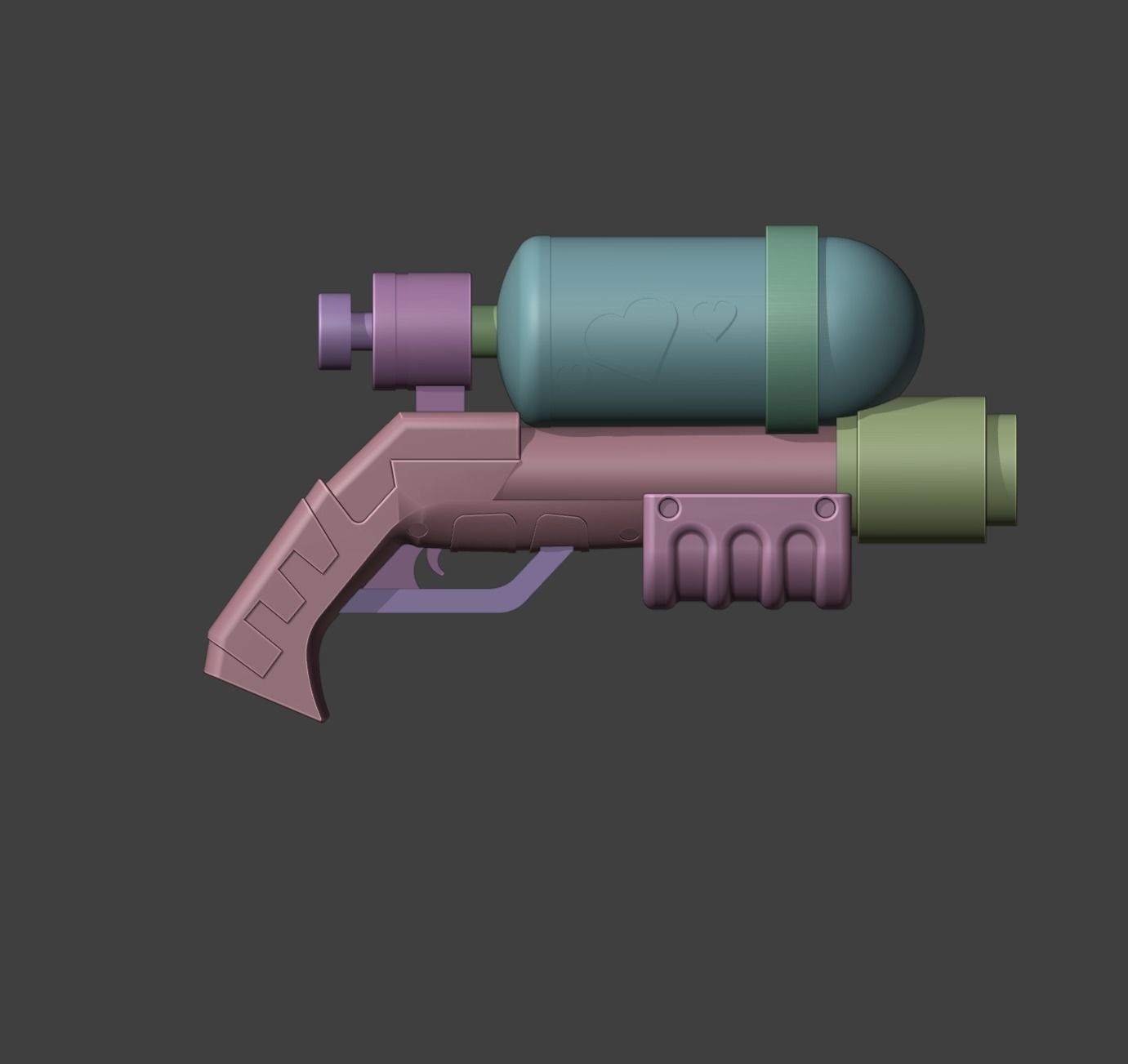 miss fortune pool party  3D print model_1