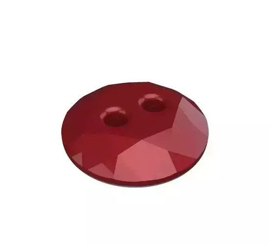 Gemstone Pattern Button 3D print model
