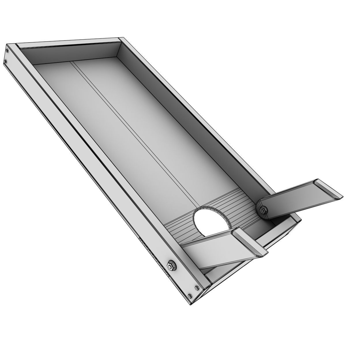 Cornhole Game 3D model_8