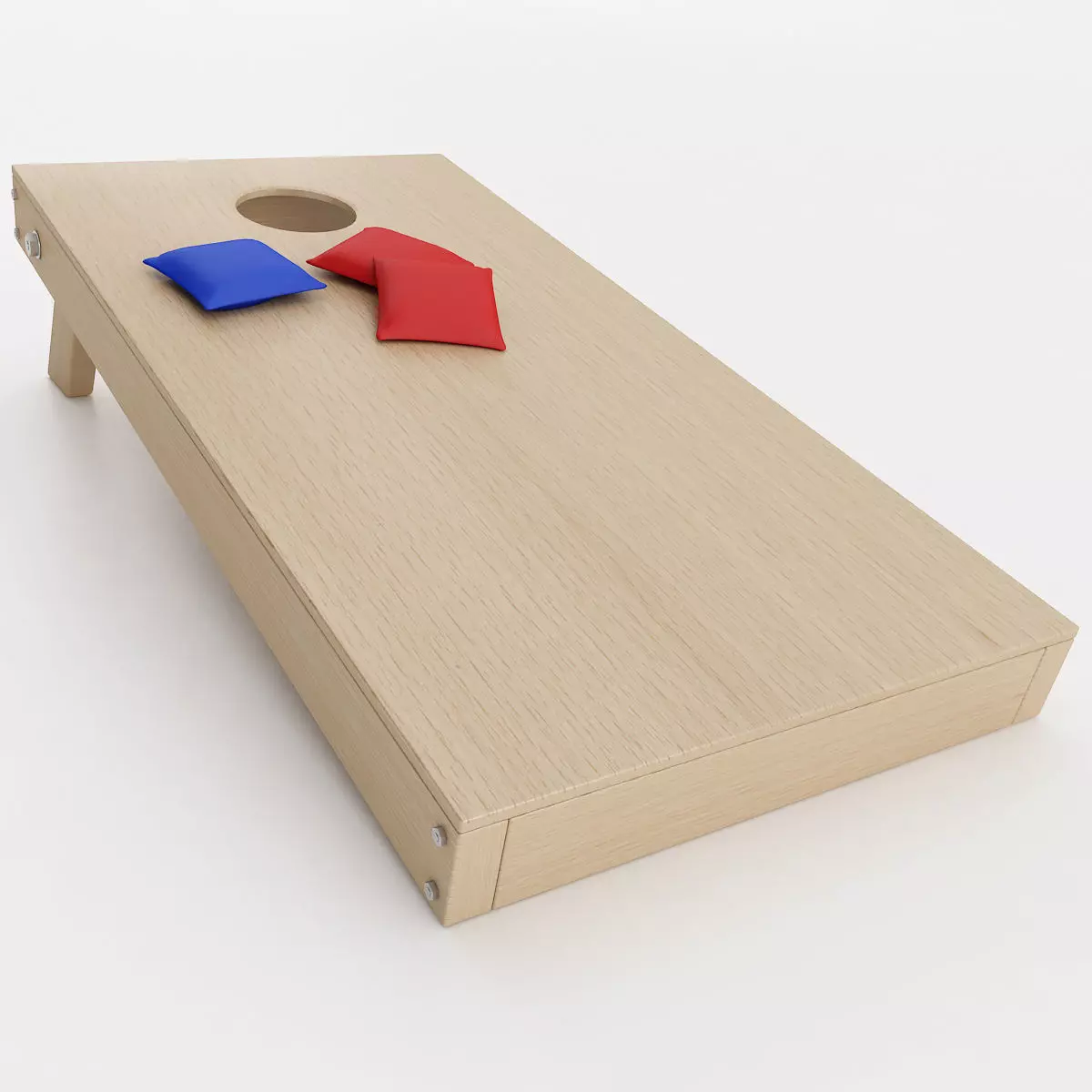 Cornhole Game 3D model_0