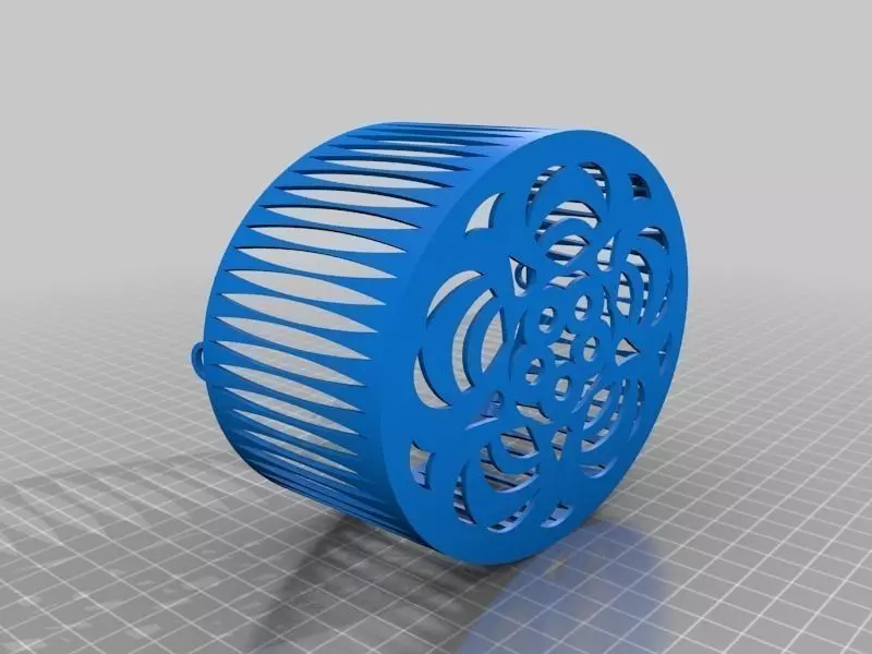 A Basket wheel with holes Free 3D print model