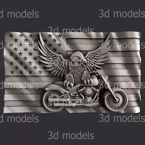 3d STL models for CNC router eagle USA