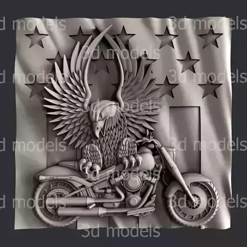 3d STL models for CNC router eagle usa2