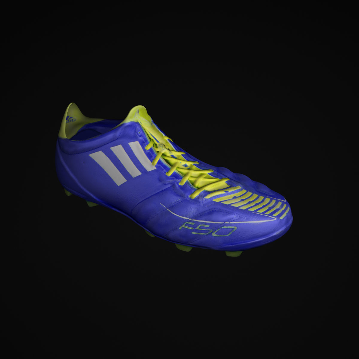 Adidas F50 adizero Cleats Low-poly 3D model_10
