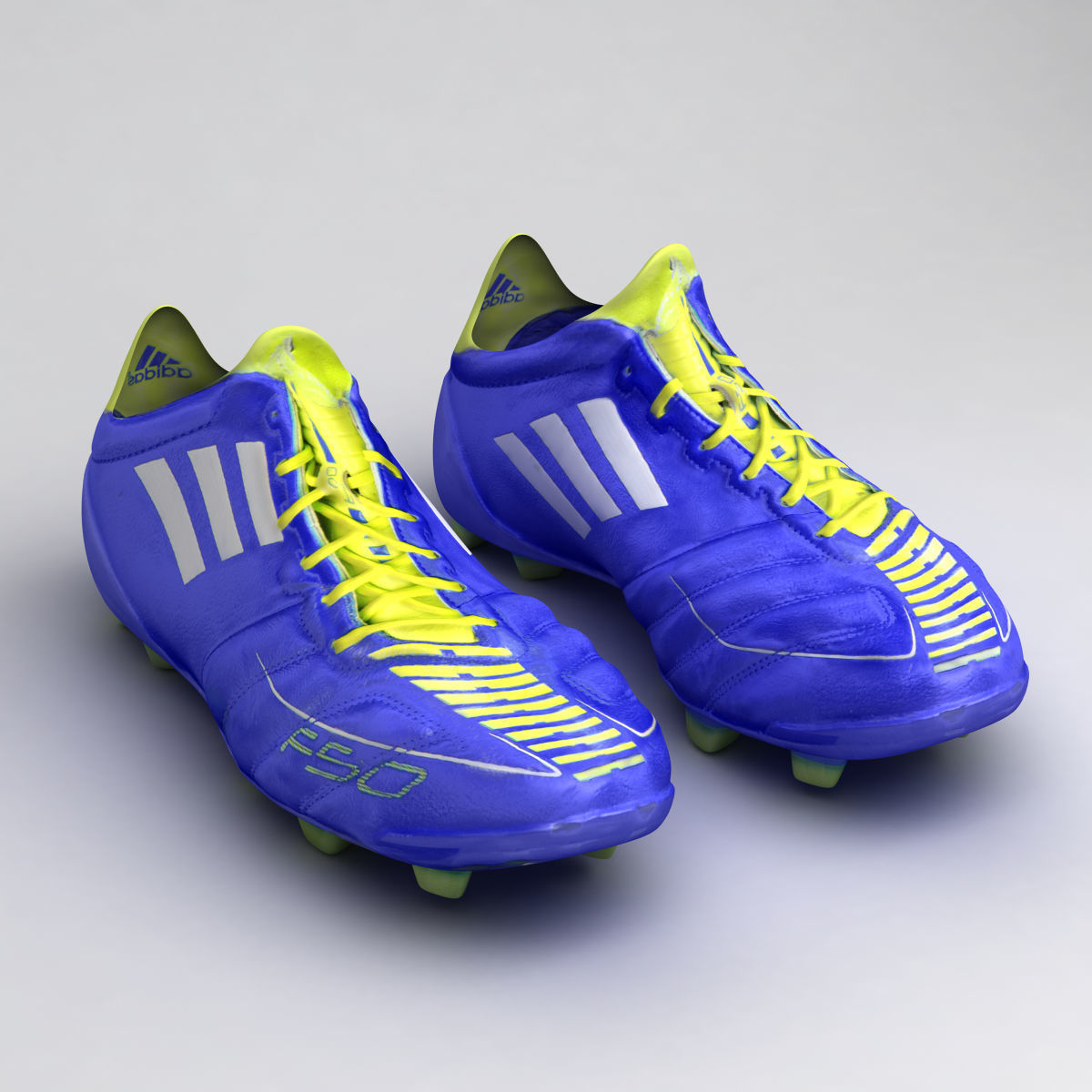 Adidas F50 adizero Cleats Low-poly 3D model_2