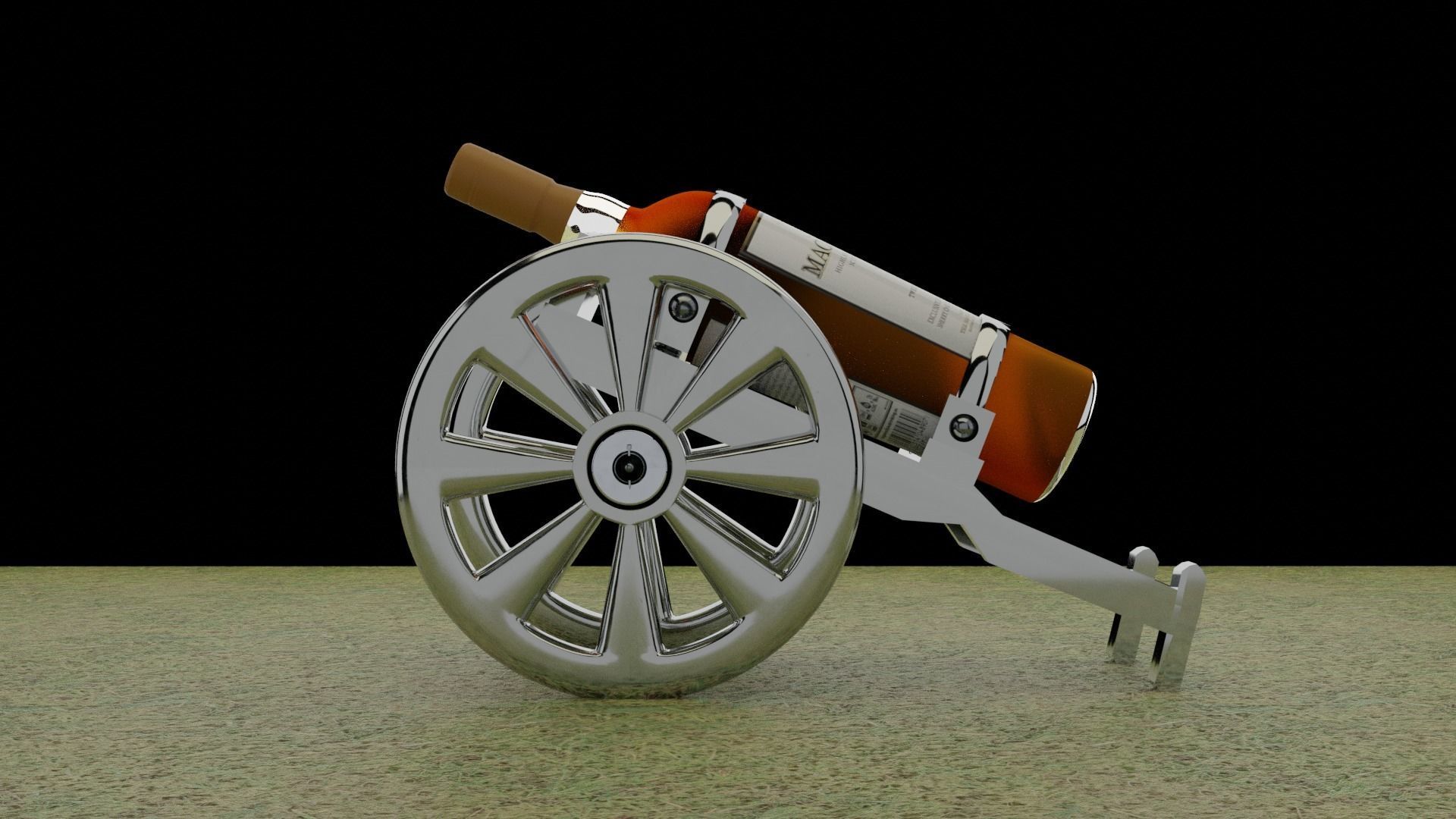 Bottle Holder 3D print model_1