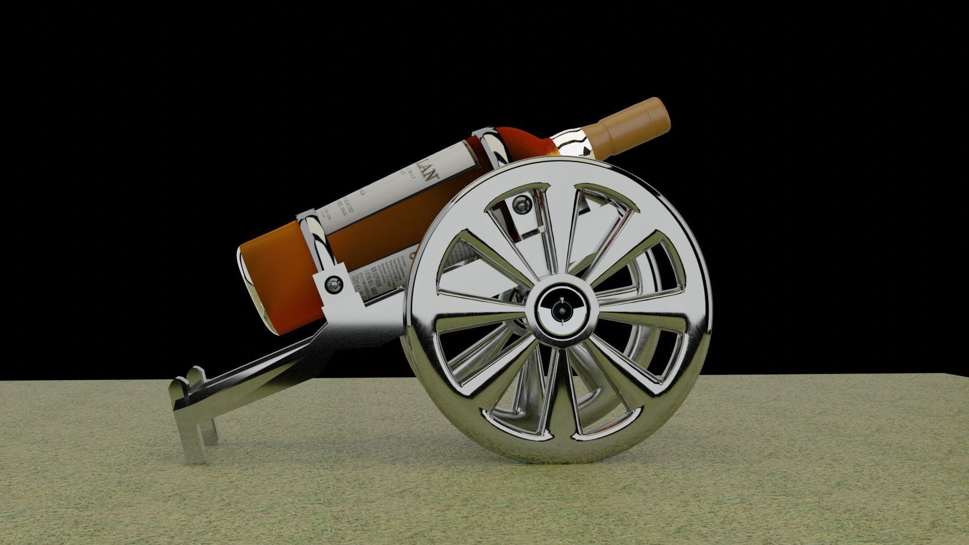 Bottle Holder 3D print model_6