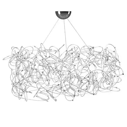 Quasar Curled Chandelier