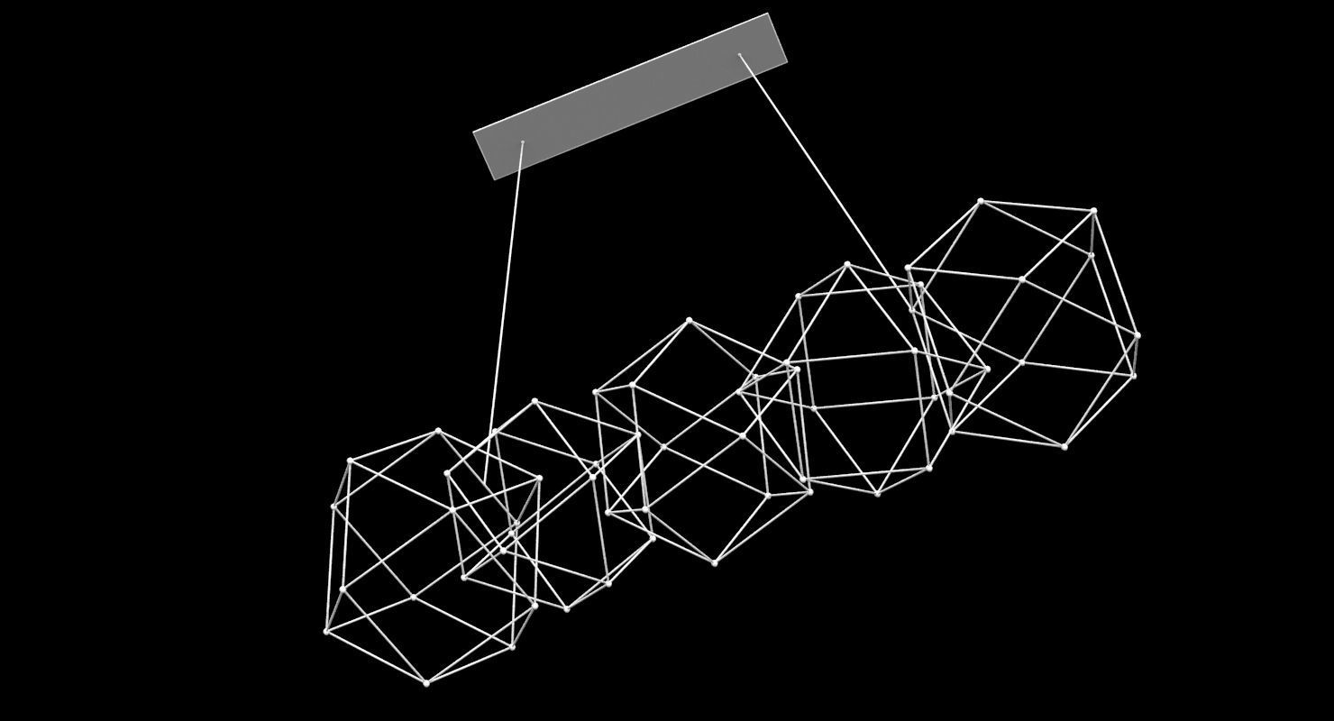 Quasar Holland Cosmos chandelier 3D model_5