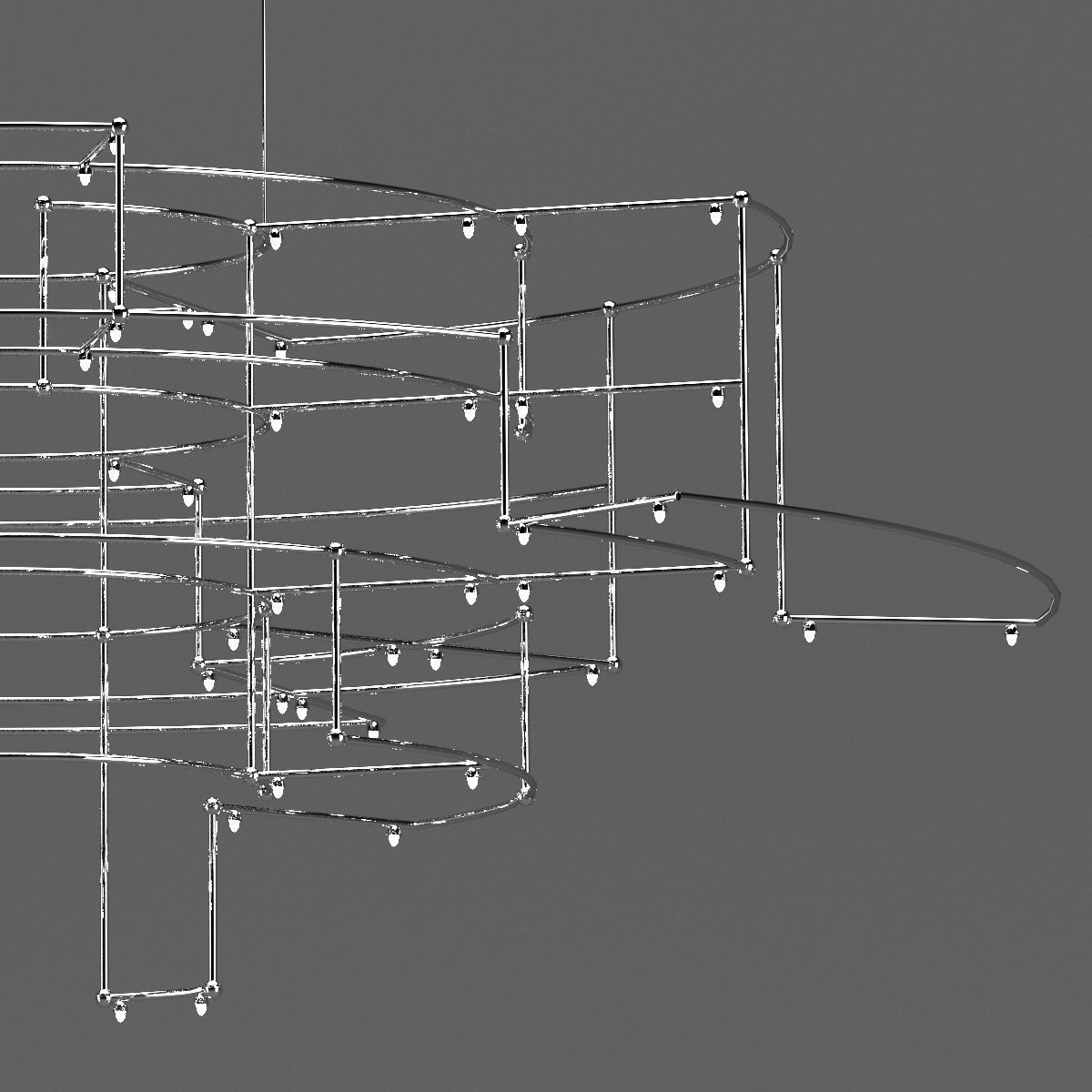 Quasar Holland Spectre Chandelier 3D model_2
