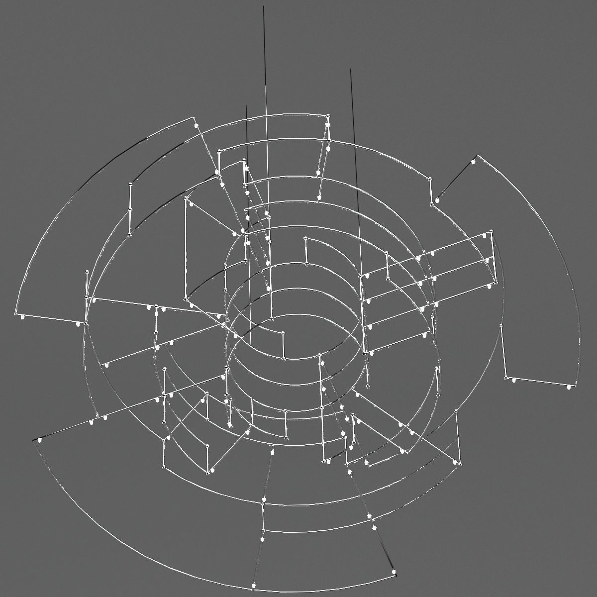 Quasar Holland Spectre Chandelier 3D model_3