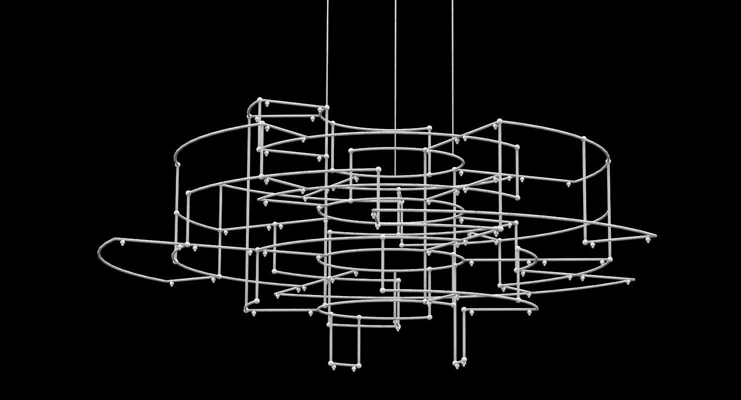 Quasar Holland Spectre Chandelier 3D model_6
