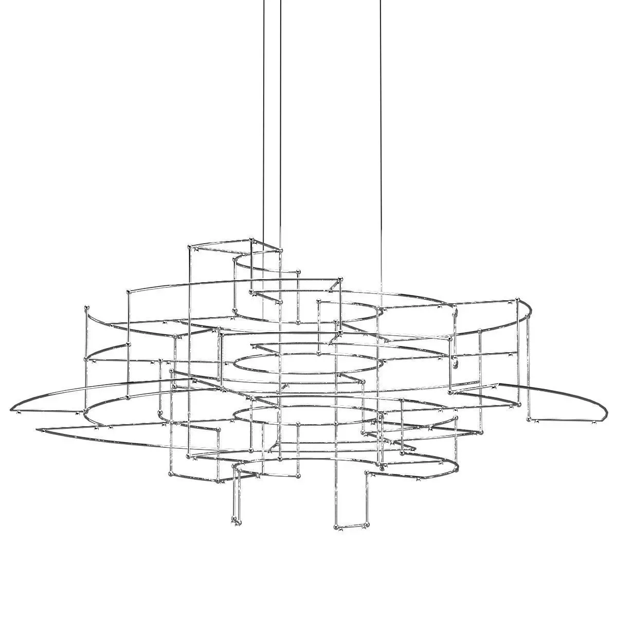Quasar Holland Spectre Chandelier 3D model_0