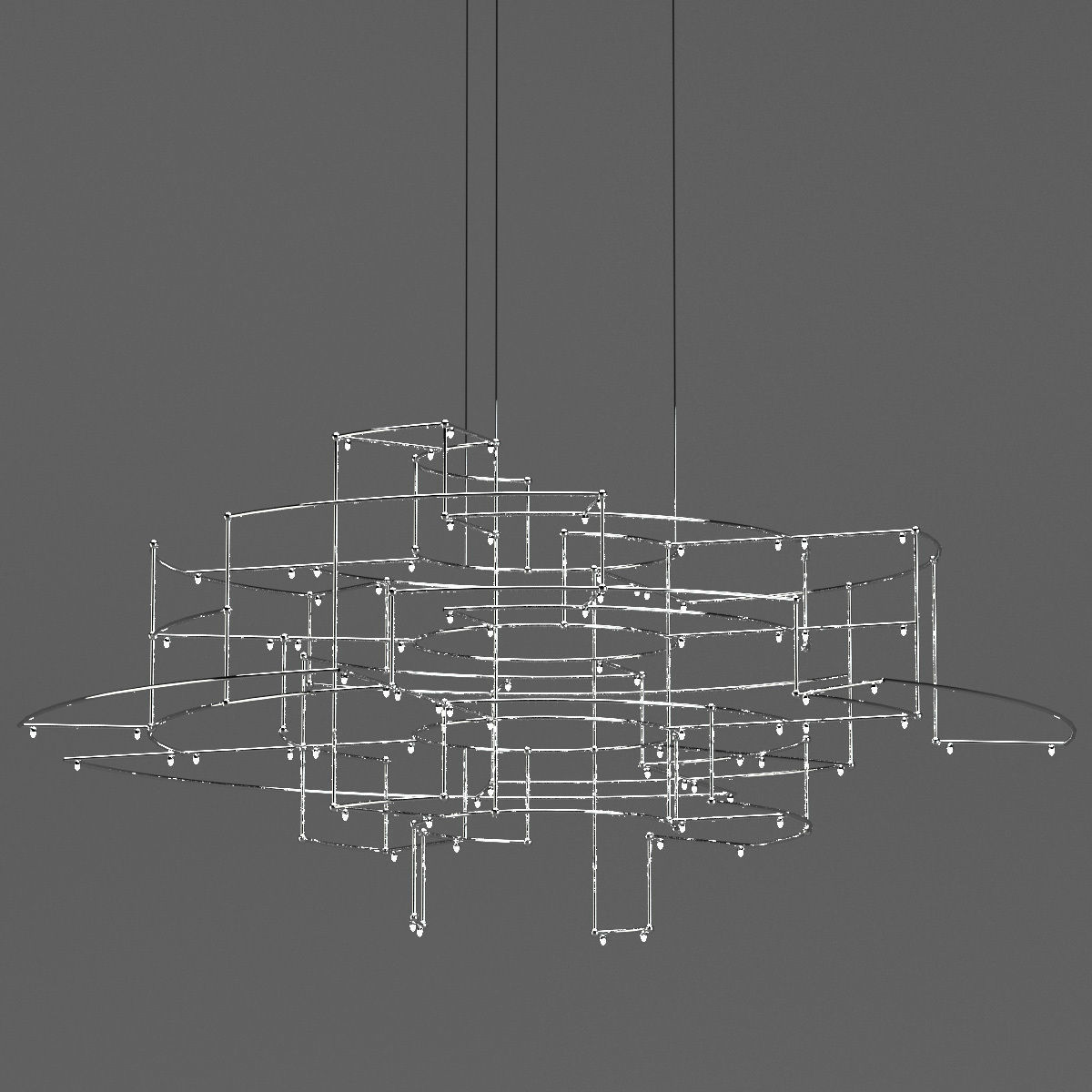 Quasar Holland Spectre Chandelier 3D model_4