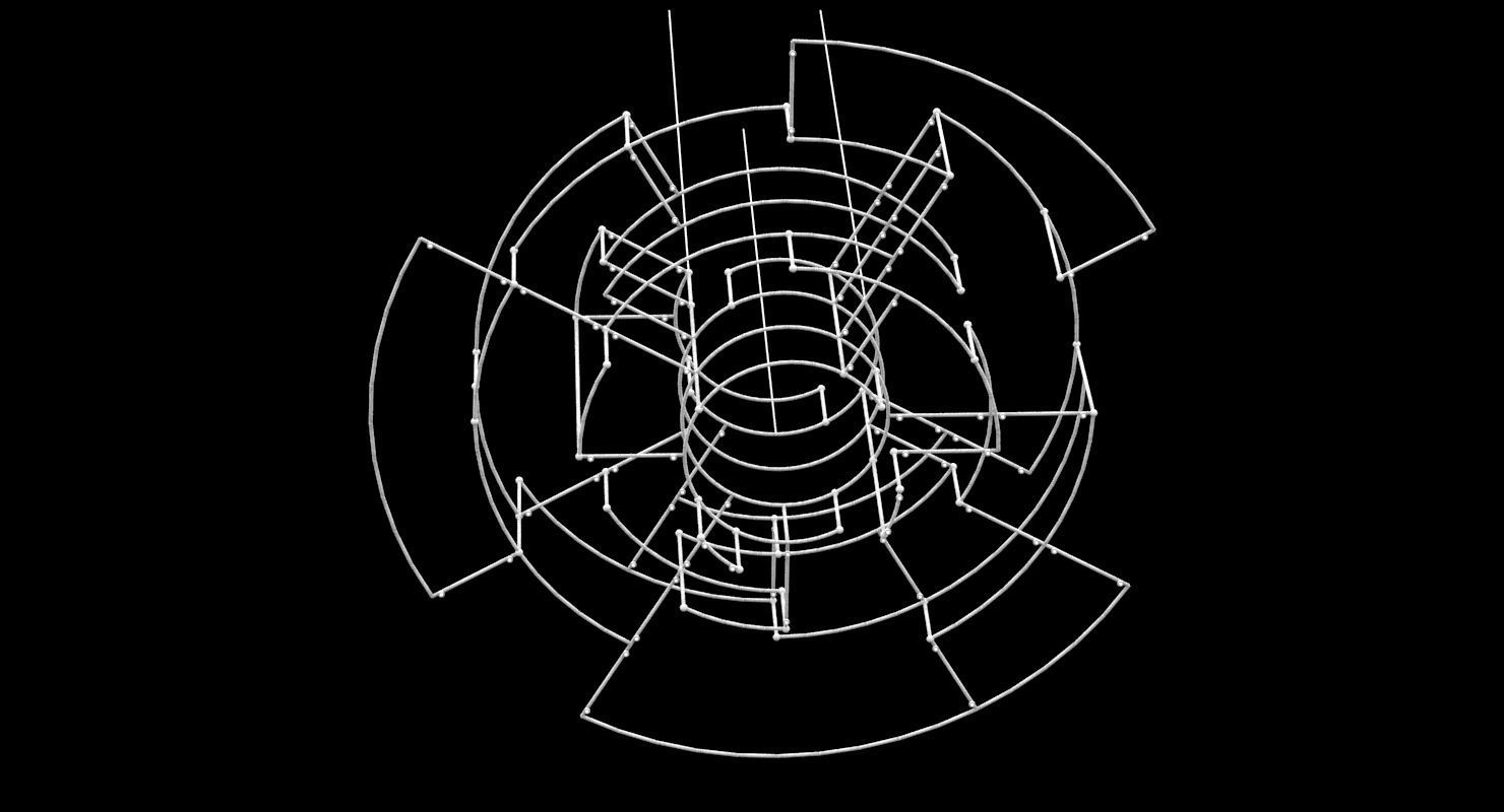 Quasar Holland Spectre Chandelier 3D model_5