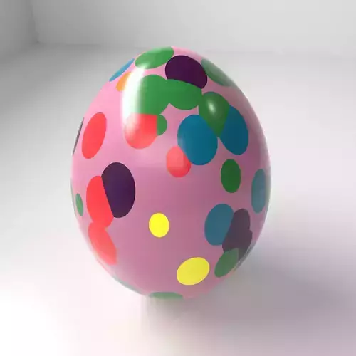 Polka Dot Easter Egg 3