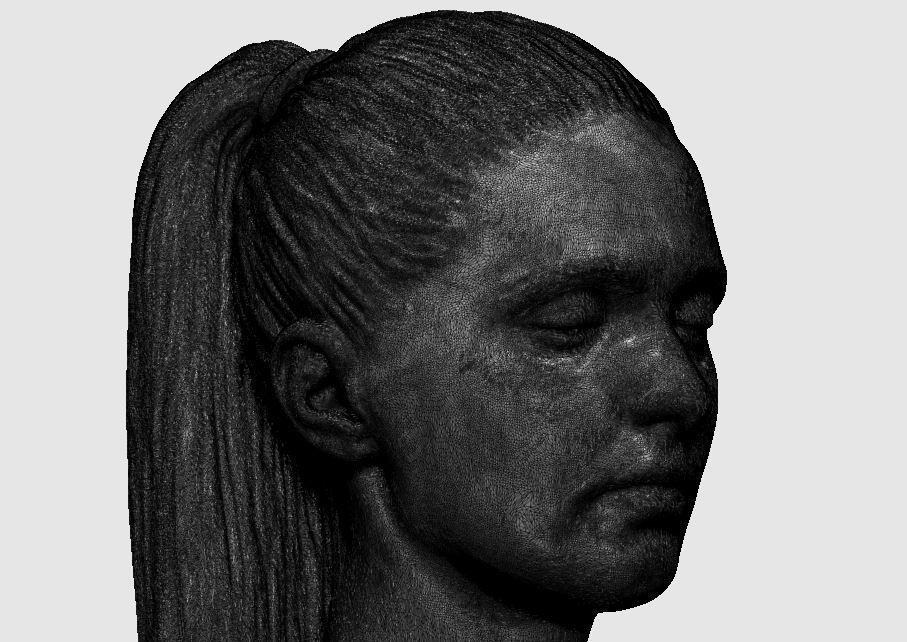 young girl looking on iphone in sportswear and timberland boots 3D print model_56