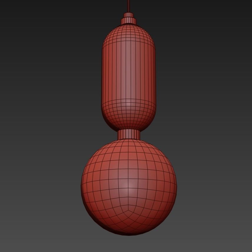 Lampatron FALSTER Pendant light White 3D model_1