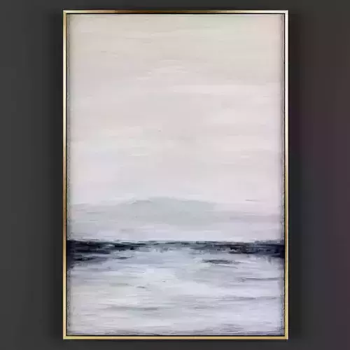 Art67 abstract painting of ocean