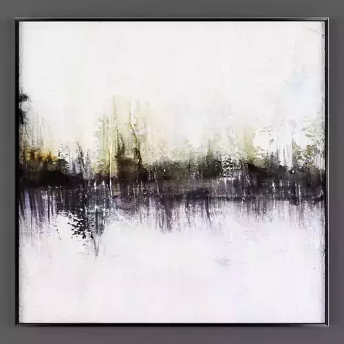 Art68 abstract painting in frame