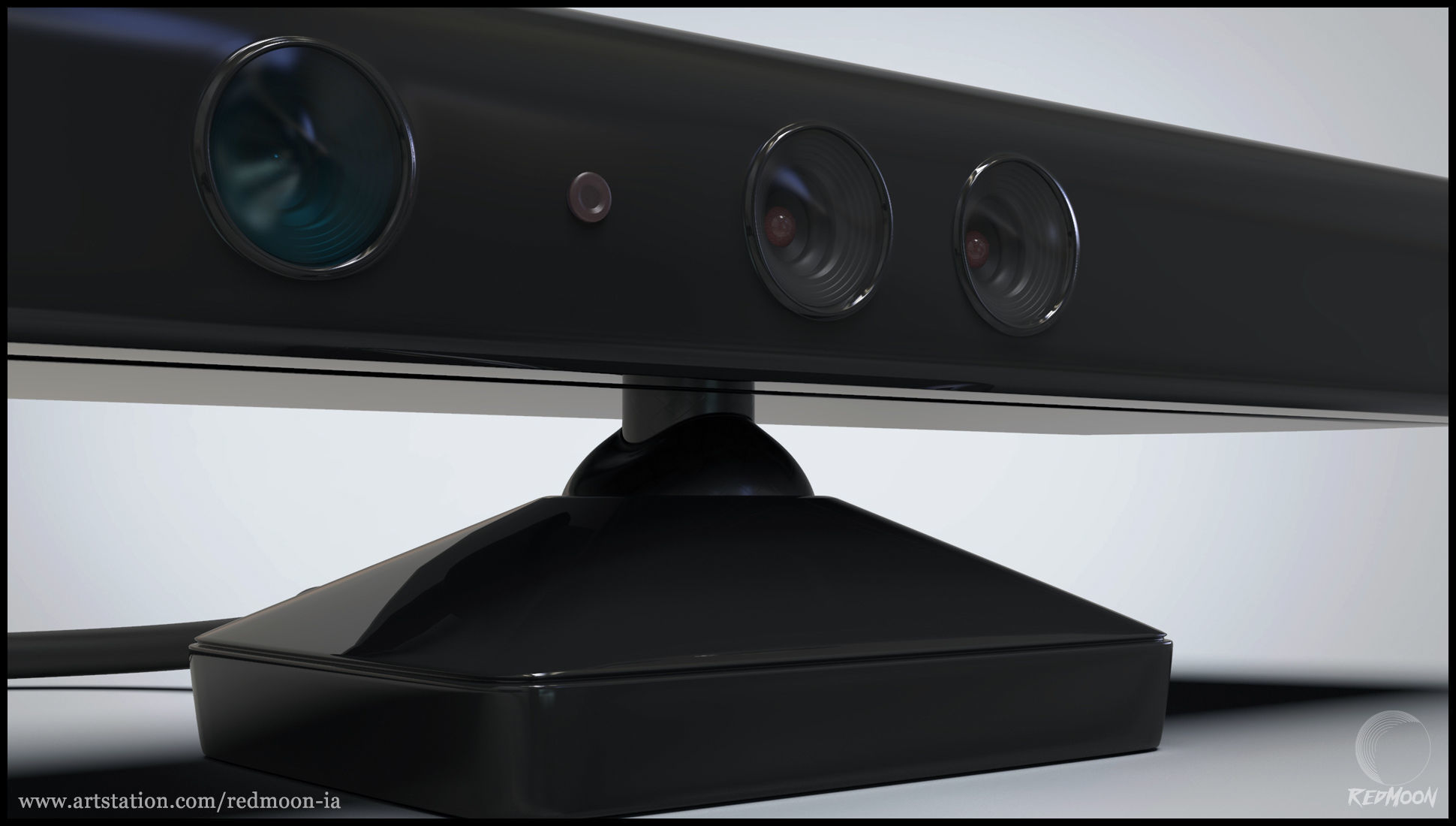 360 Xbox - kinect 3D model_1