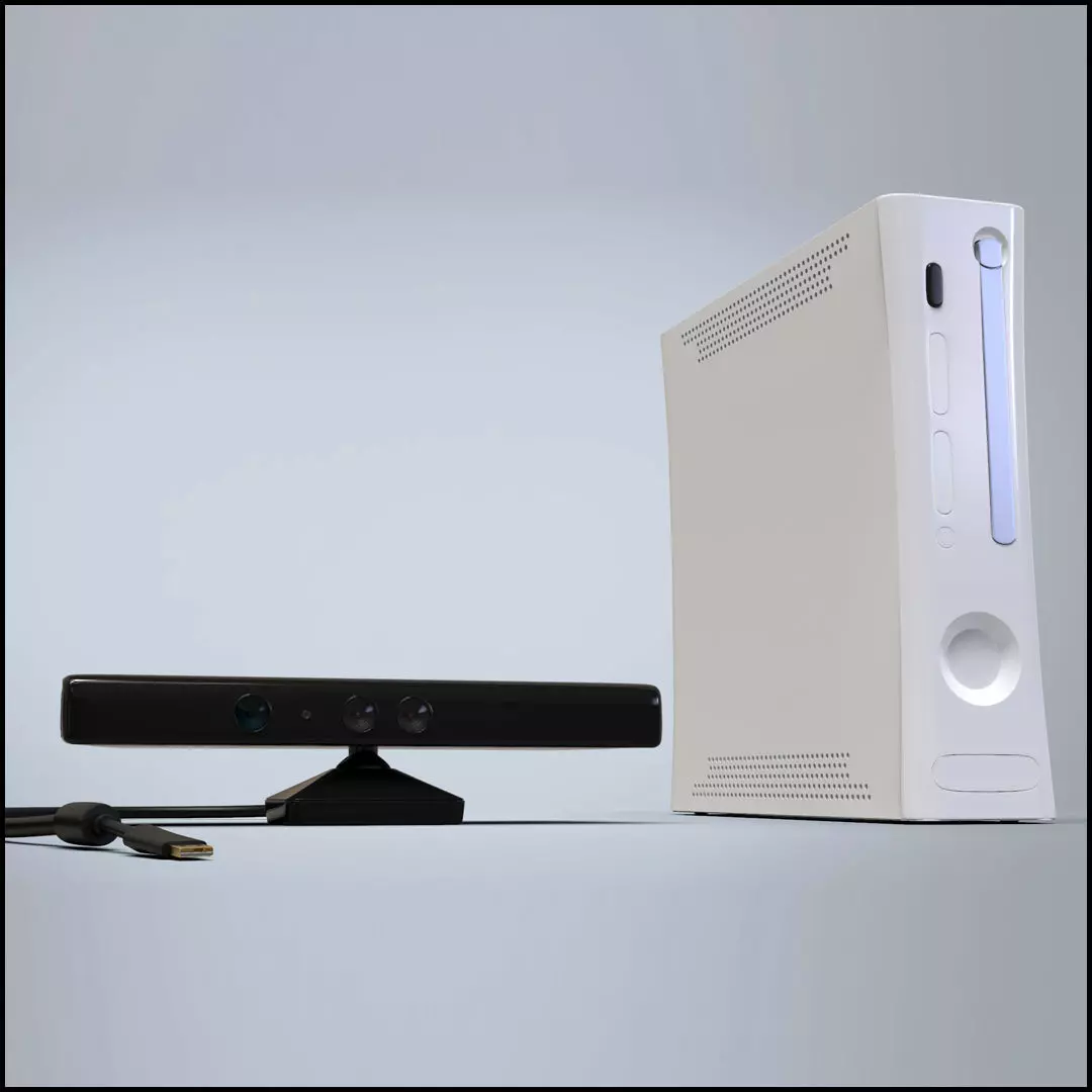 360 Xbox - kinect 3D model_0