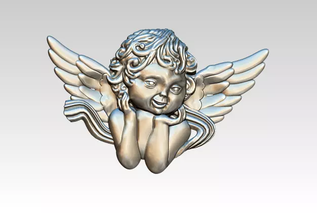 Angel Baby  3D print model_0