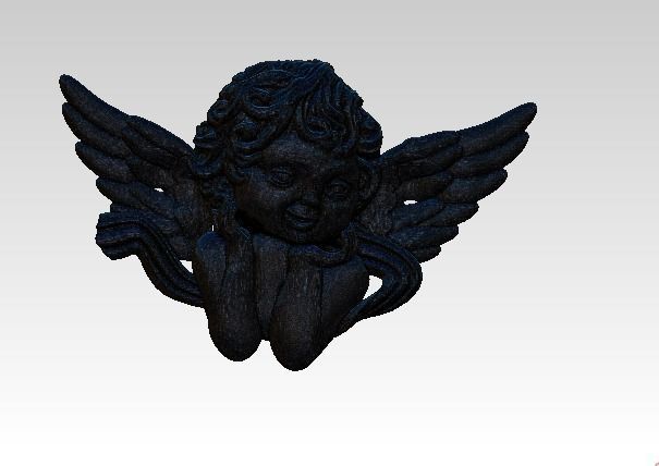 Angel Baby  3D print model_1