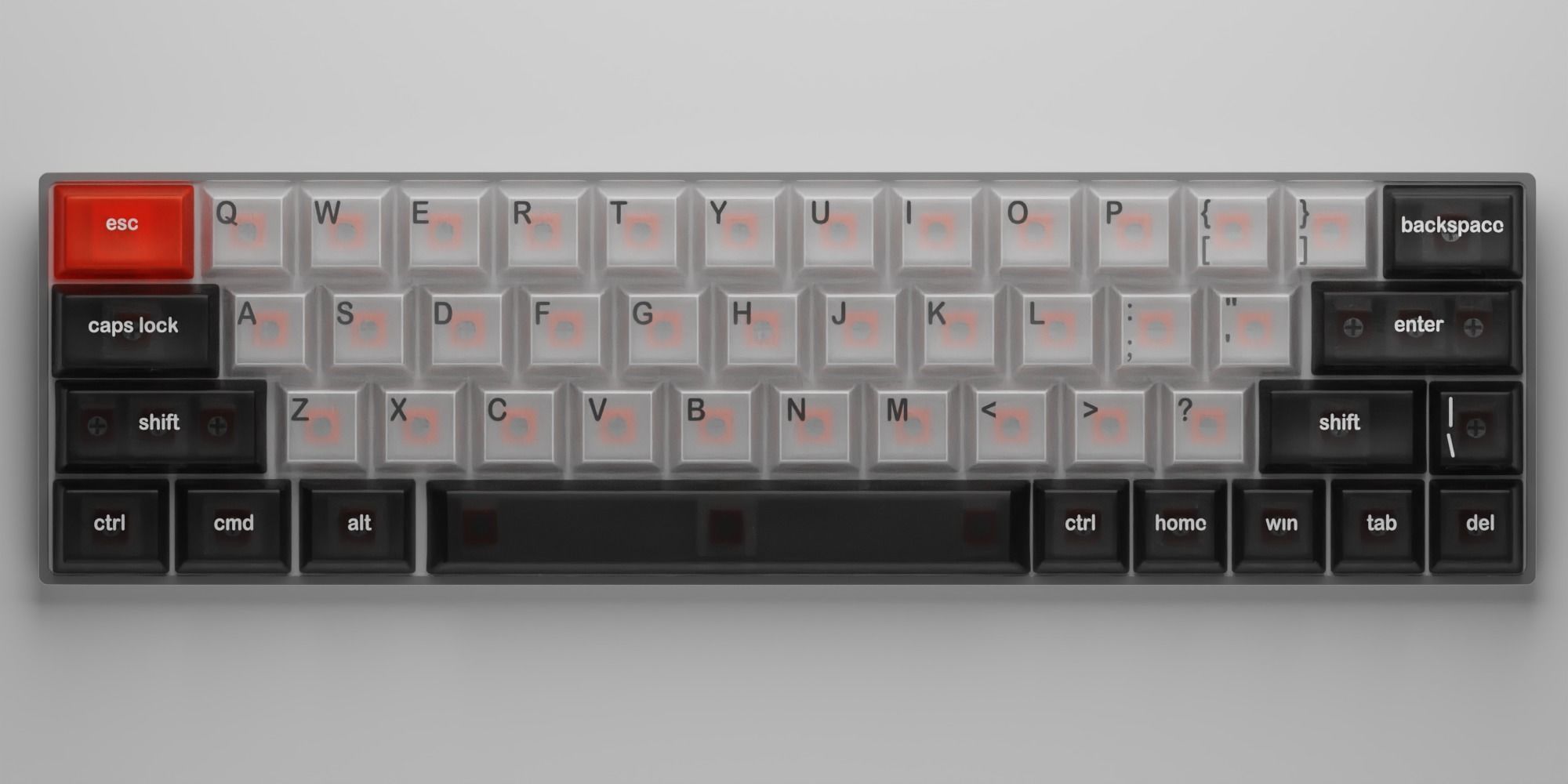 Modern Keyboard Low-poly 3D model_1