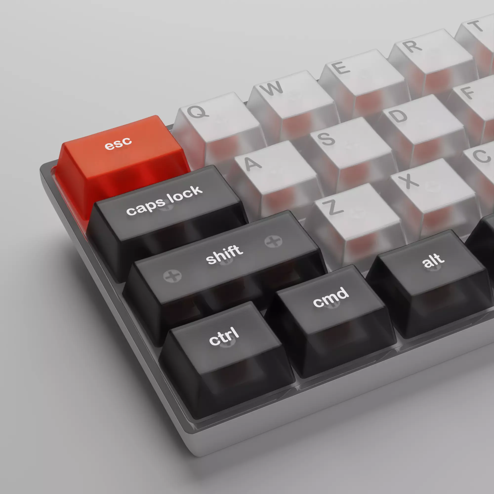 Modern Keyboard Low-poly 3D model_0
