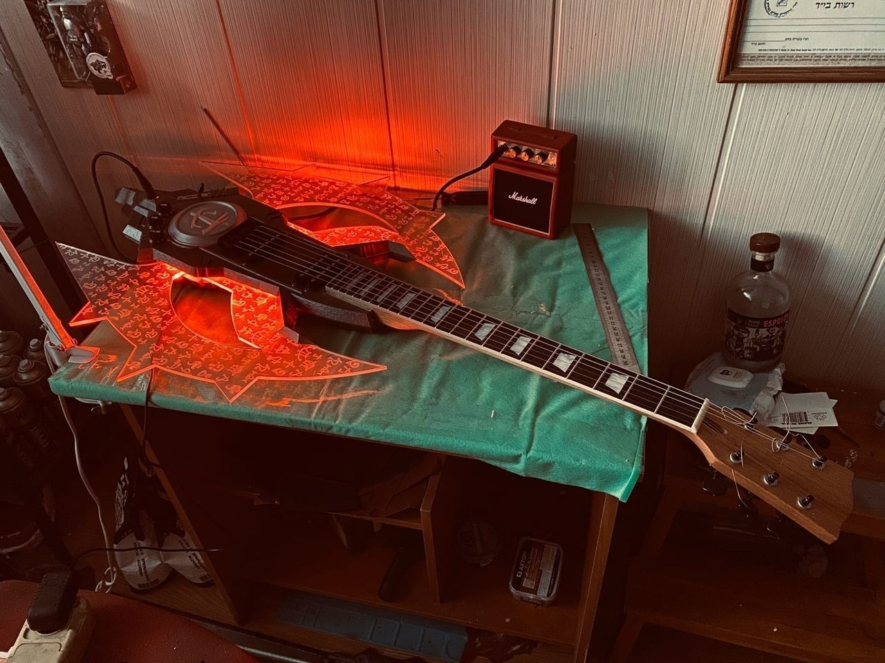 Doom Eternal   Guitar for 3d print real work 3D print model_9