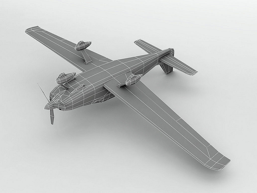 Cirrus SR-22 Aircraft LOW Low-poly 3D model_3