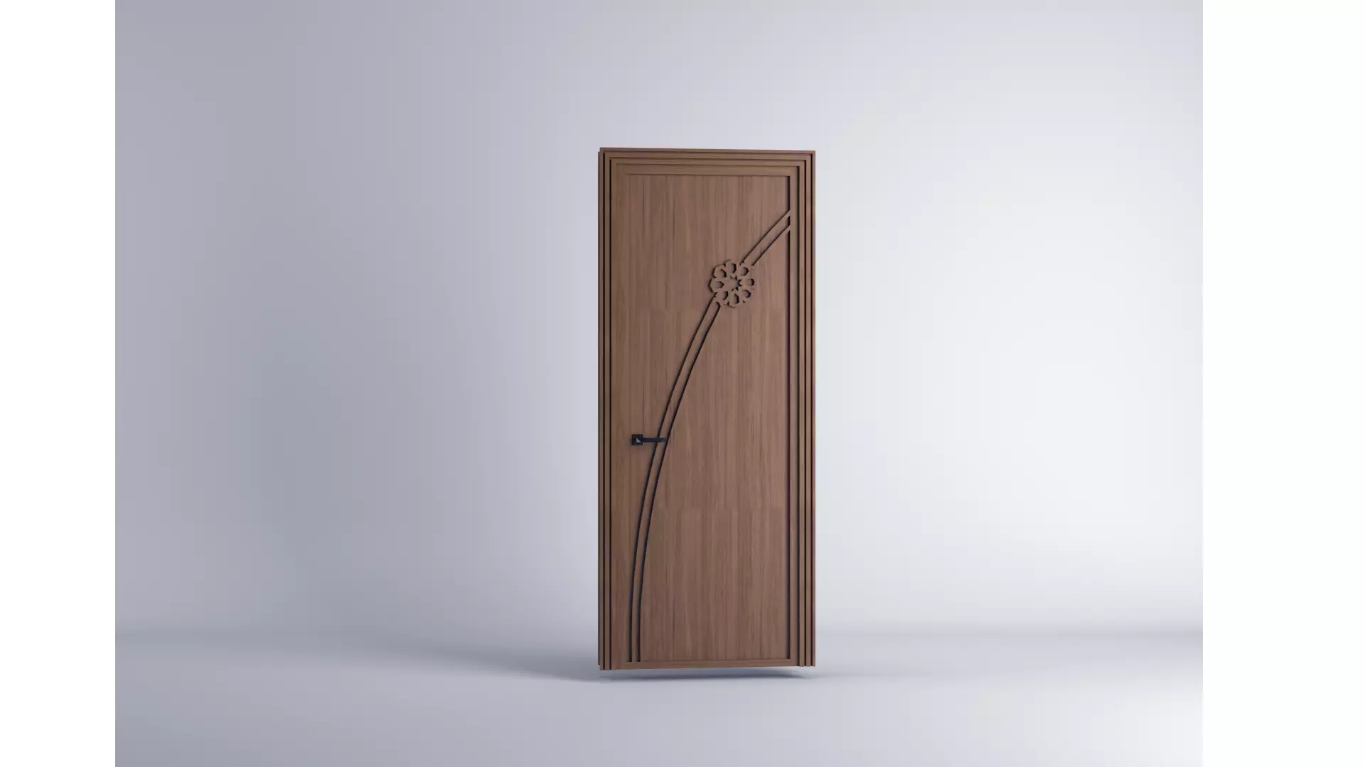door traditionally Free 3D model